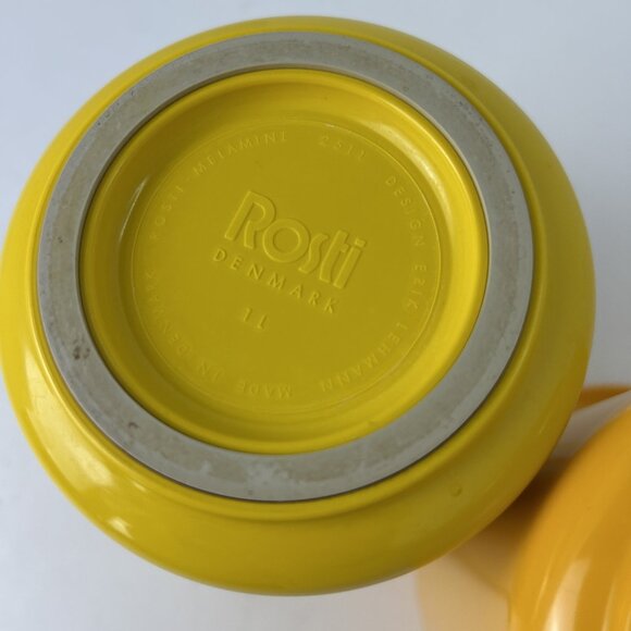 2 Rosti Melamine Pitcher Midcentury Modern Danish Design Utensil Holder 6.5" 1L - Picture 8 of 9